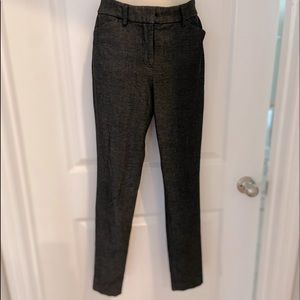 Express mid rise skinny work pant